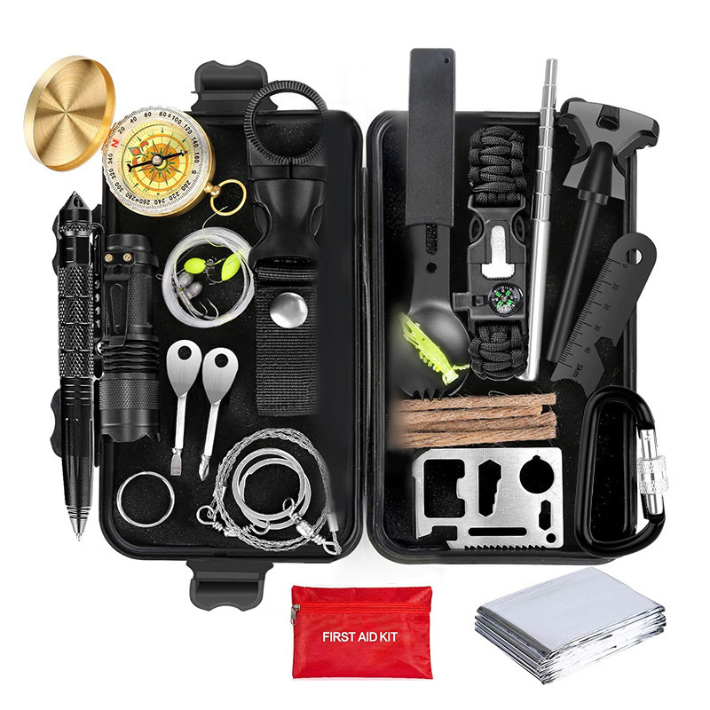 Essential Emergency Gear 143-in-1 Survival And First Aid Kit For Outdoor  Adventure, Hiking, Hunting, Earthquake, Gifts For Men Women - Temu