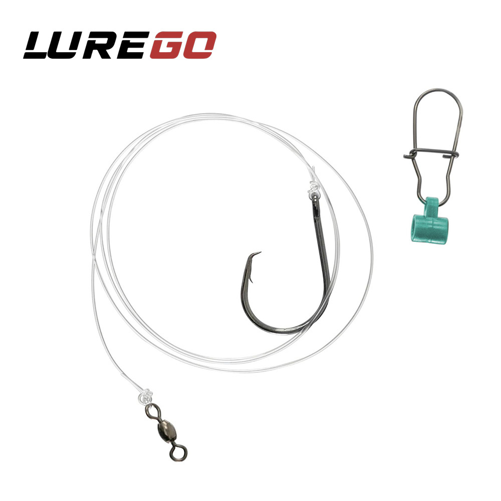 LUREGO Carbon Steel Slider Rig Circle Hook Fishing Gear For Striped Bass  Saltwater/Surf/Beach/Boat Fishing