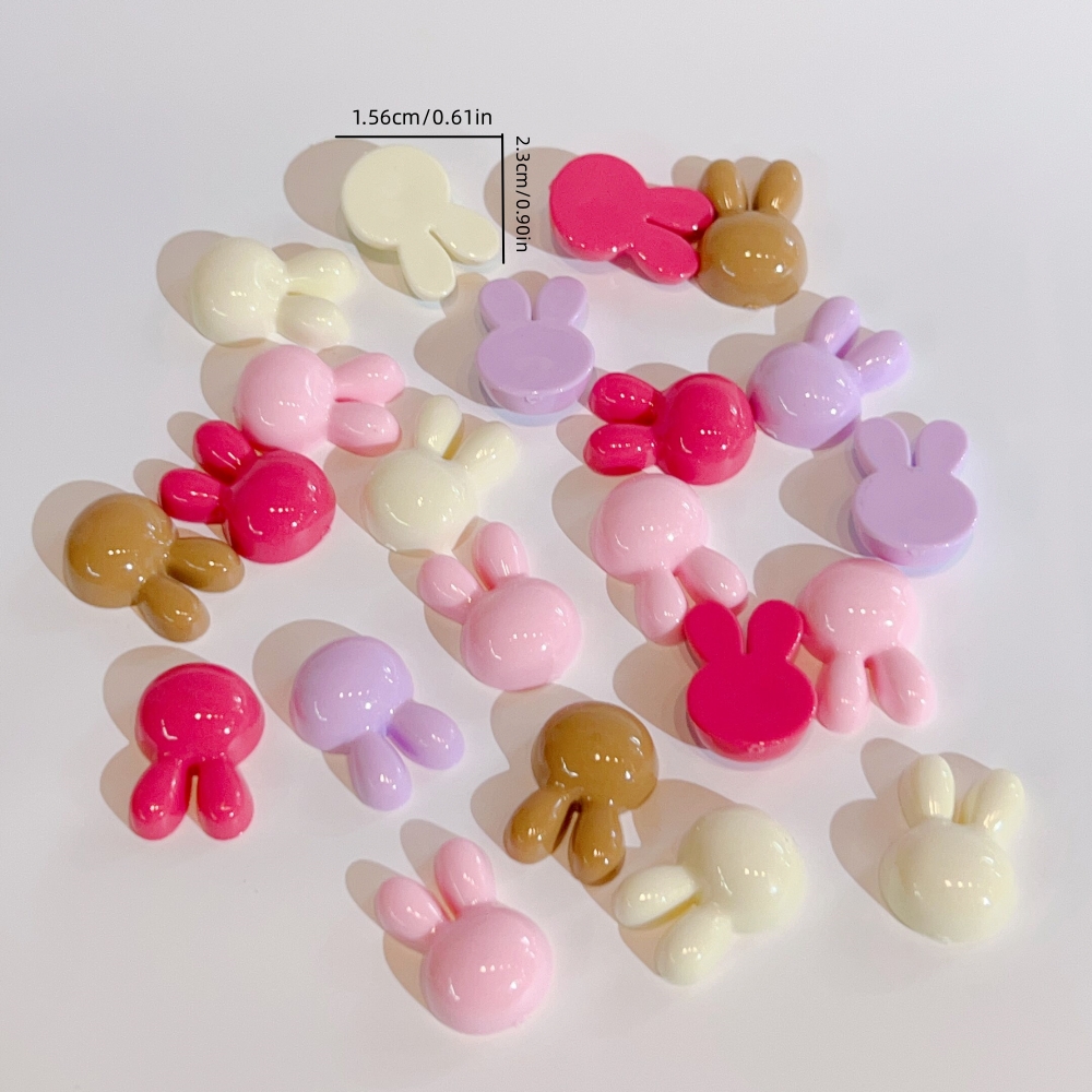  10Pcs Colorful Small Balloon Resin Charms For Jewelry