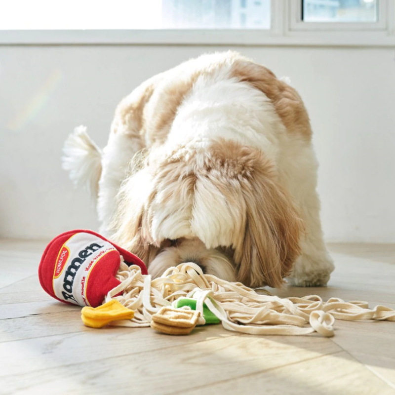 Ramen Dog Sniff Plush Toy