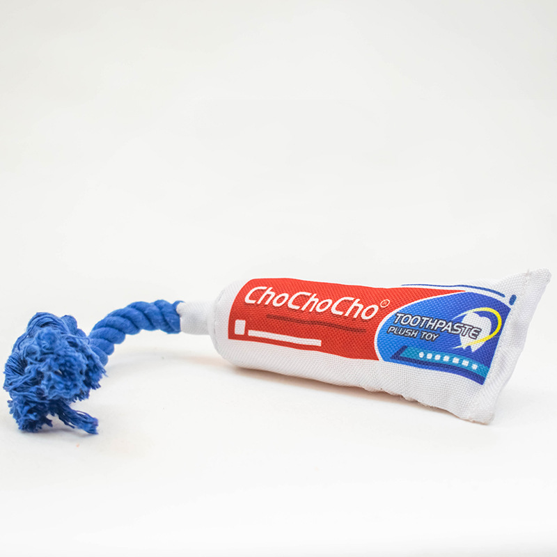 

1pc Toothpaste Decorteeth Cleaning Rope Knot Pet Toy, Dog Chew Durable Toy For Cat And Dog Teeth Cleaning Supply