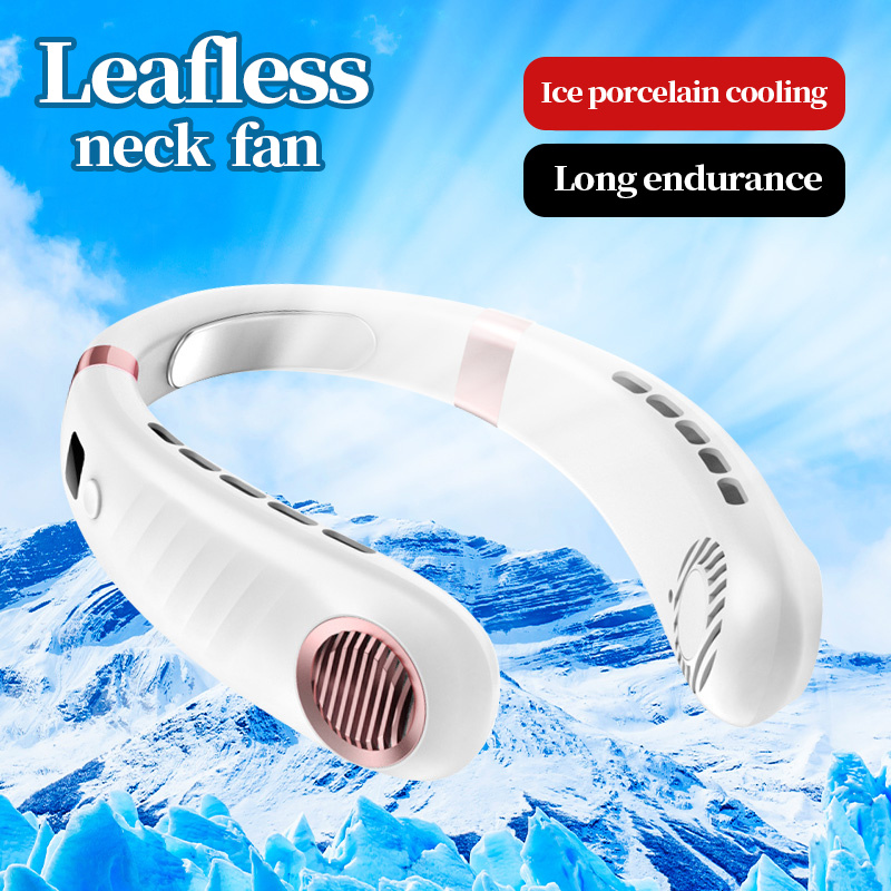 Portable Leafless Hanging Neck Fan - USB Charging - Temu