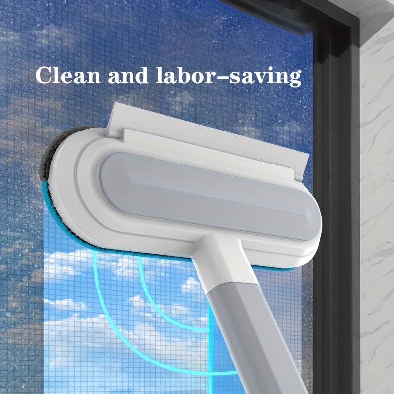 Multifunctional Detachable Window Screen Cleaner Brush With Handle