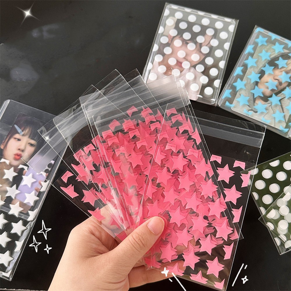 10pcs Self Adhesive Treat Bags - Cookie Cake Chocolate Candy Snack Wrapping