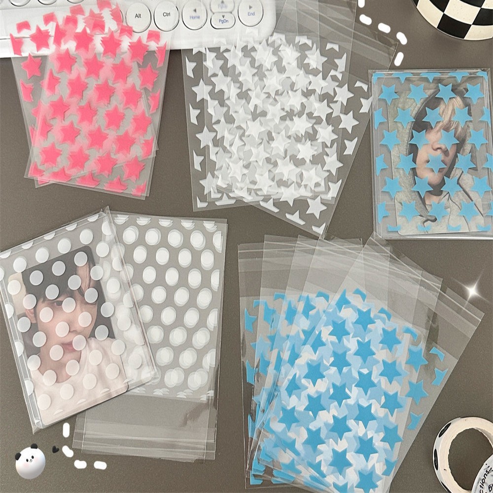 10pcs Self Adhesive Treat Bags - Cookie Cake Chocolate Candy Snack Wrapping