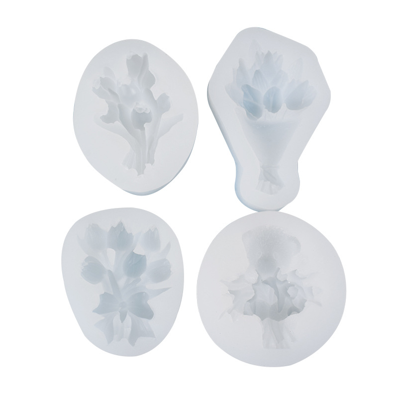 1pc Flower Design DIY Silicone Mold