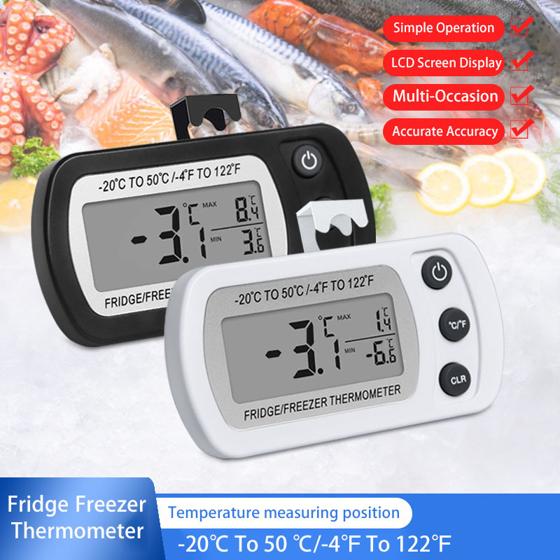 Plastic Temperature Indicator With Digital Display For Fridge