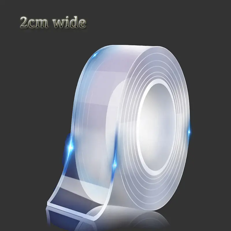 Double Sided Adhesive Tape Heavy Duty Transparent Washable - Temu