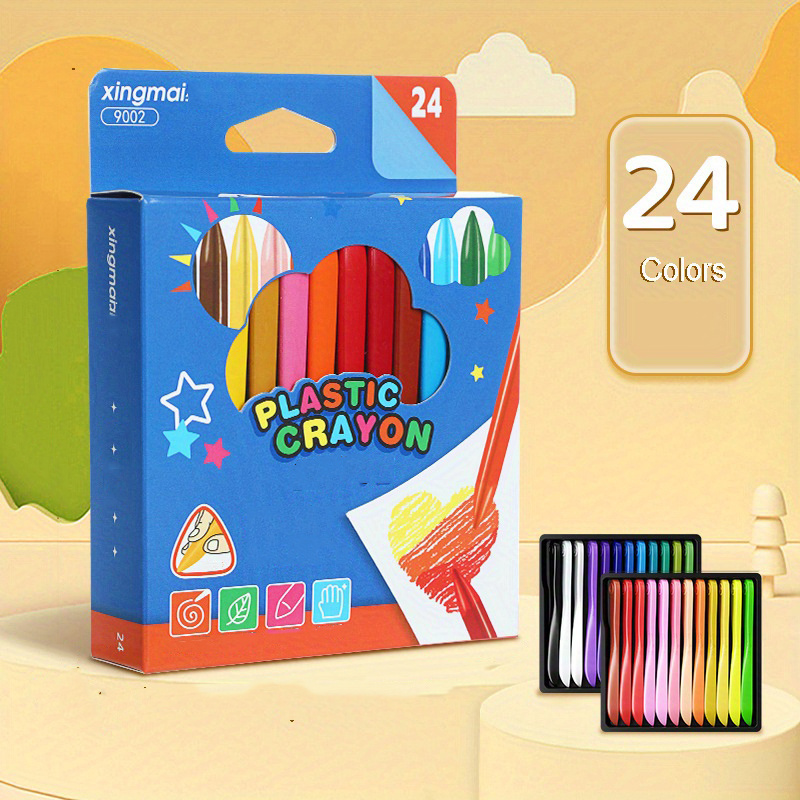 Wholesale 208Pcs Kids Drawing Kit Cartoon Design Assorted Bright