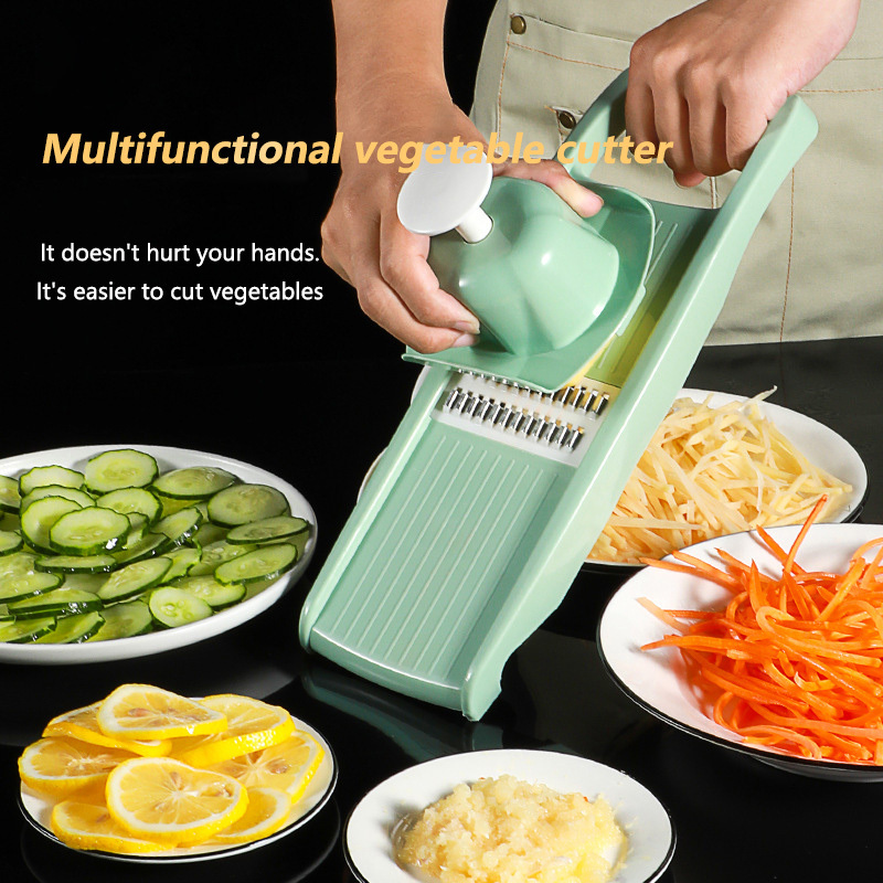 Kitchen Chopper Multi-Function Potato Cutting Slicer Household Radish  Scraping Grater Slices Grater Gadgets