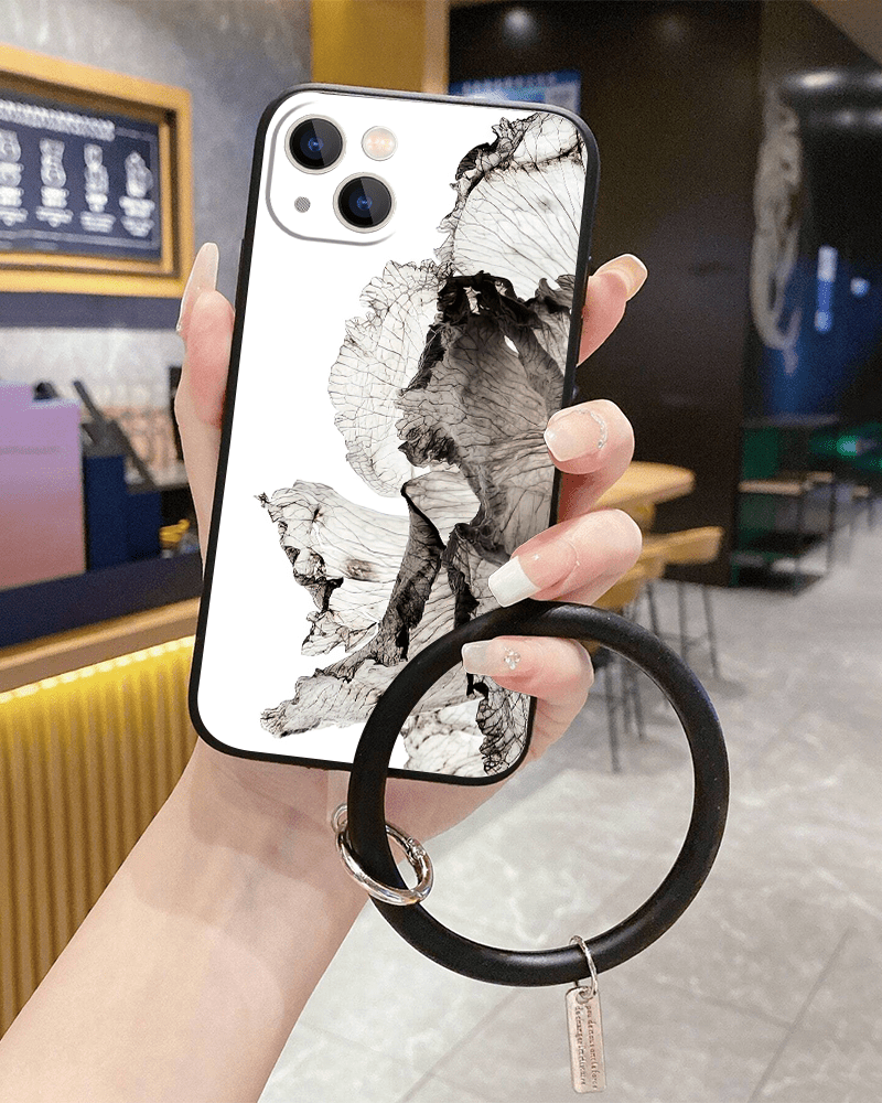 Luxury Card Holder Wallet With Finger ring Holder Phone Case For iPhone 14  11 12 13 Pro Max XS XR 7 8 Plus Mini Neck Lanyard