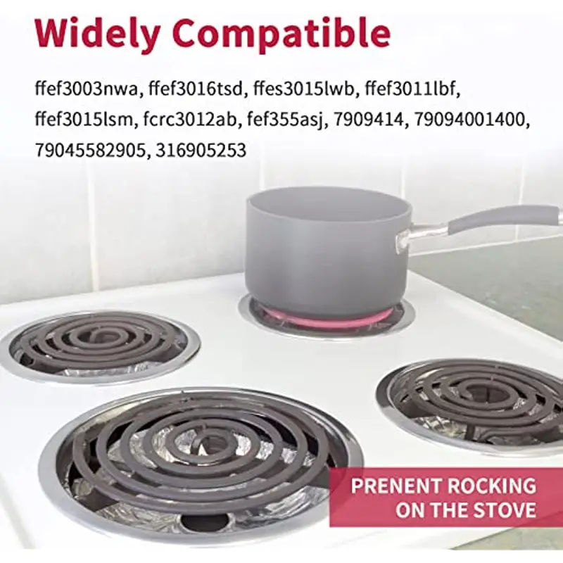 Stove Burner Drip Pans For Electric Stove Top Perfectly Fit - Temu
