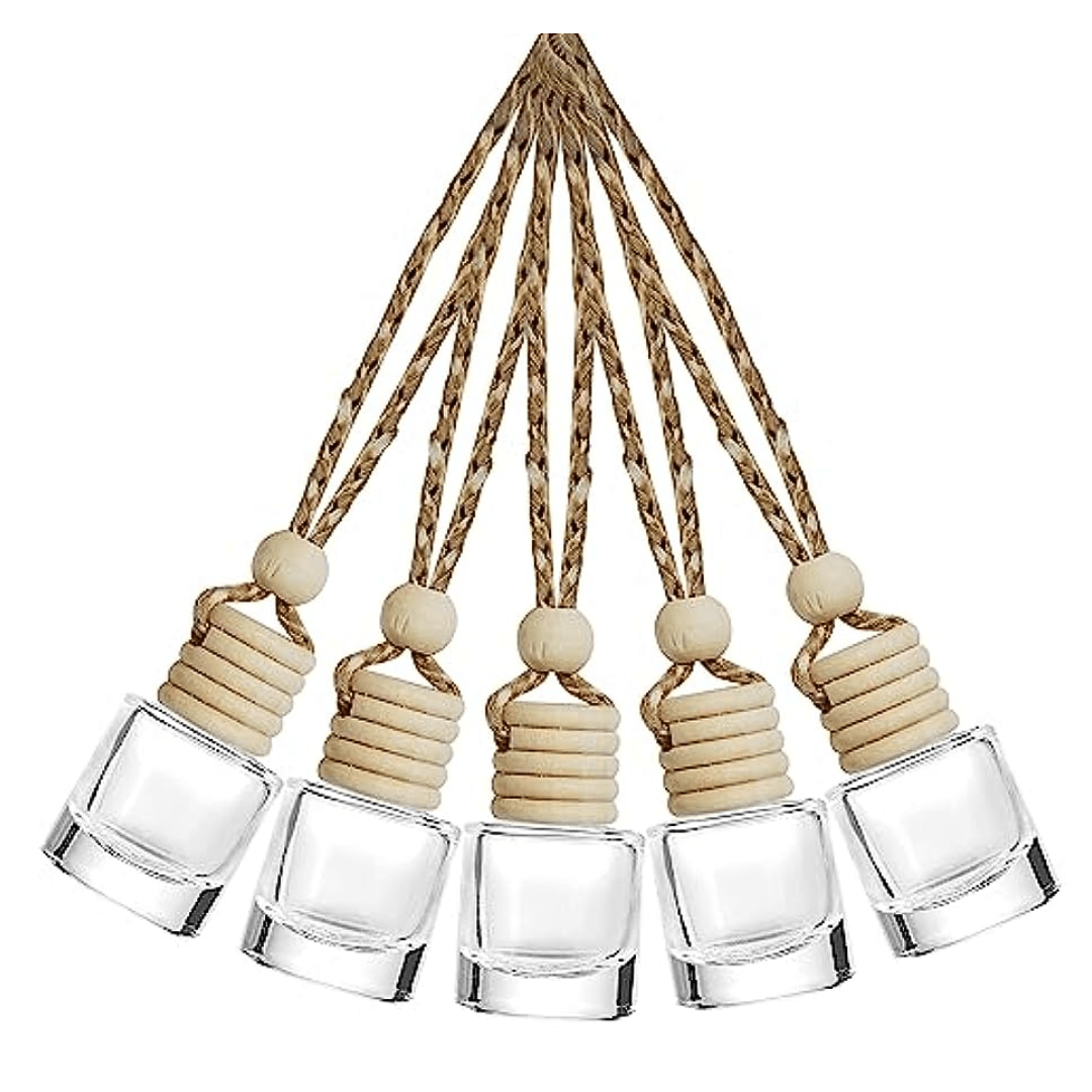 Hanging Car Perfume Bottle Pendant with Wooden Cap - China Car
