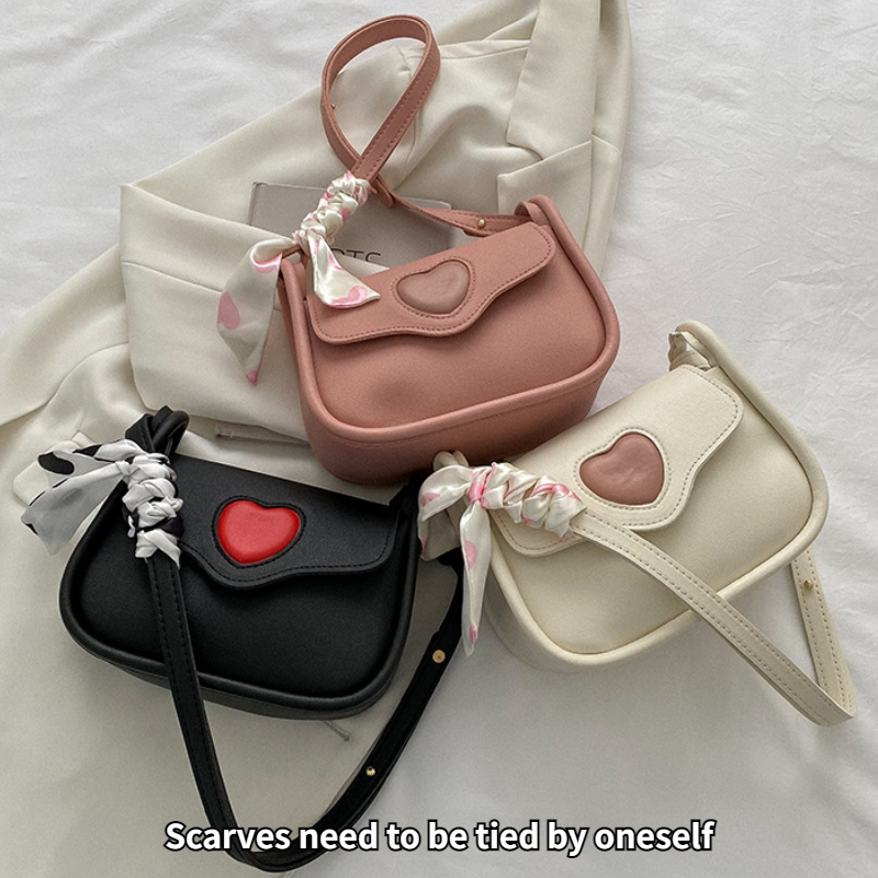 Mini Crossbody Bag, Trendy Scarf Decor Shoulder Bag, Women's Cute Fashion  Handbag & Purse - Temu
