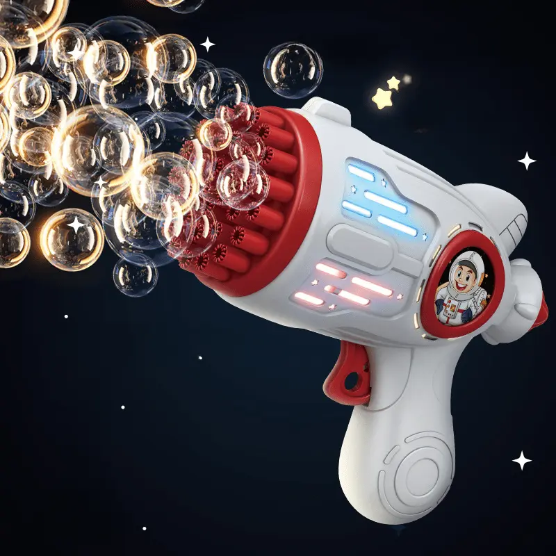 Led Light Bubble Gun - Children's Portable Outdoor Party Toy