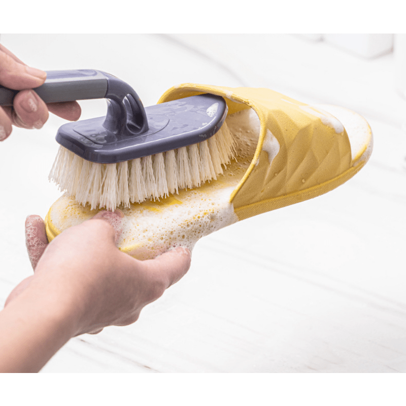 Scrub Brush, Cleaning Shower Scrubber With Ergonomic Handle, Durable Stiff  Bristles Heavy Duty Brush For Bathroom, Shower, Sink, Carpet, Floor - Temu