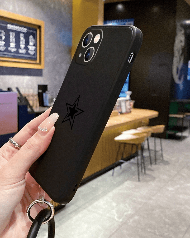 Smiling Face Star Graphic Phone Case With Lanyard For Iphone 11 14 13 12  Pro Max Xr Xs 7 8 6 Plus Mini Czq Pattern Luxury Matte Silicone Original  Shockproof Camera Lens Protector Soft Cover - Temu Australia