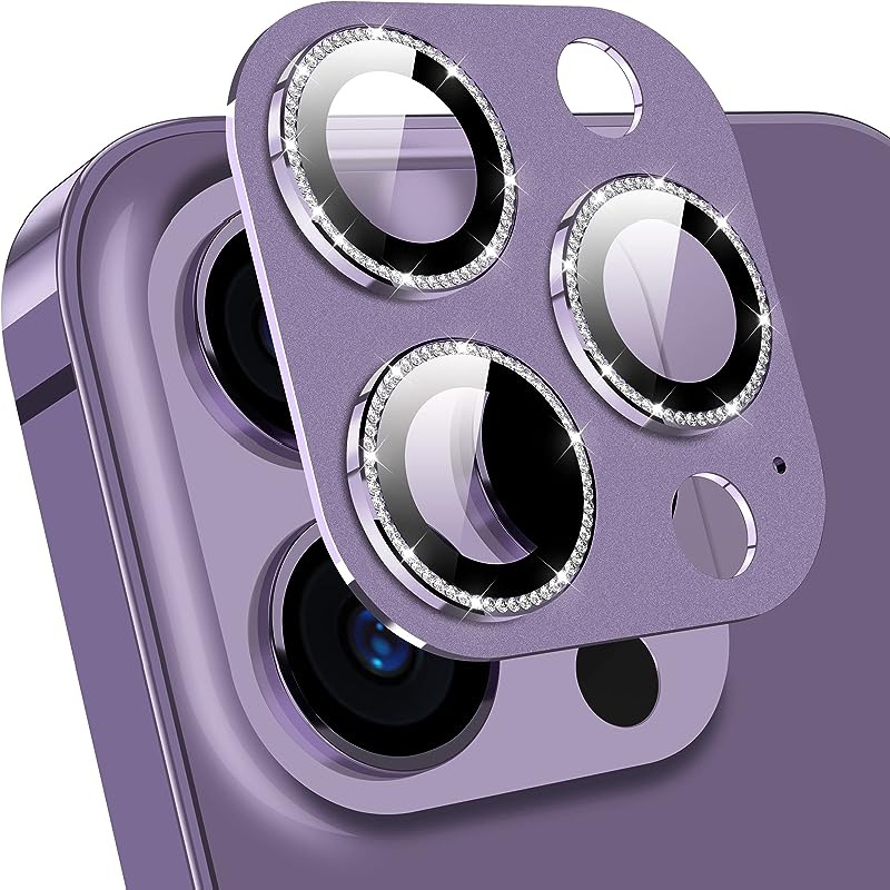 Diseñado Para iPhone 14 Pro Max Protector De Lente De Cámara Bling