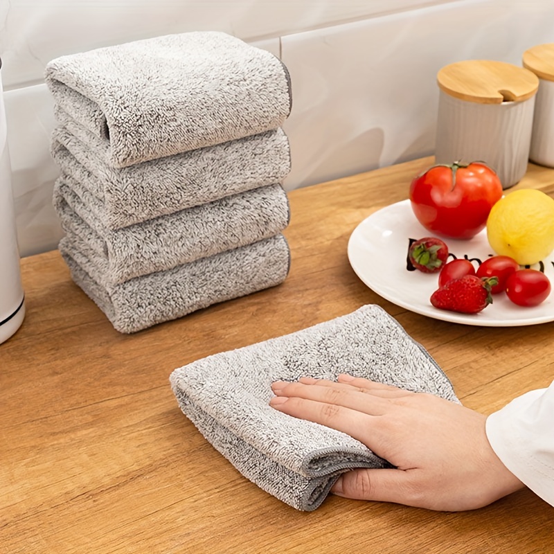 Microfiber Cleaning Cloth Dishwashing Cloth Multifunctional - Temu