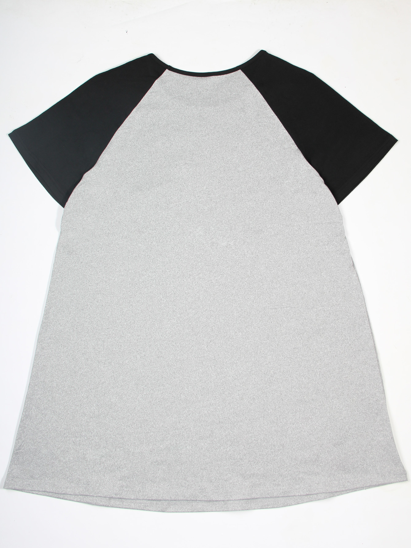 Printed Raglan Sleeve Tee Sleep Dress