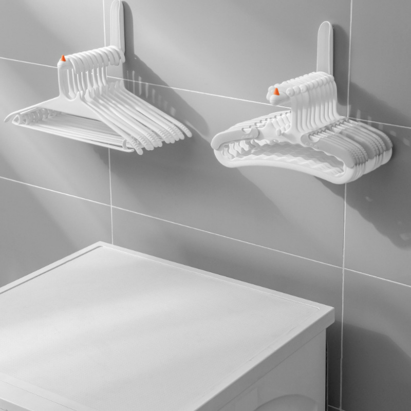 Foldable Bird Clothes Hanger Storage Rack