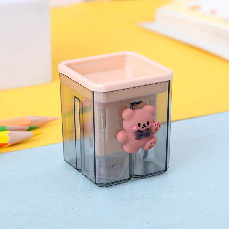 New Kawaii Candy Color Pencil Sharpeners Child Double Holes