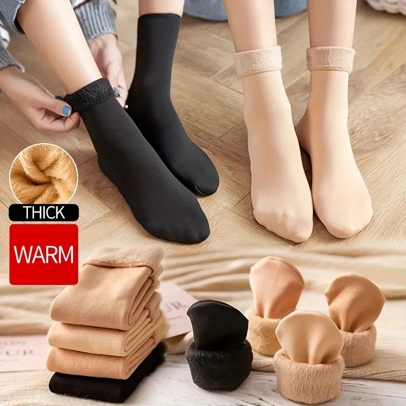 4Pairs Women Lady Winter Snow Boot Socks Warm Plush Thermal Socks Thick  Fleece*