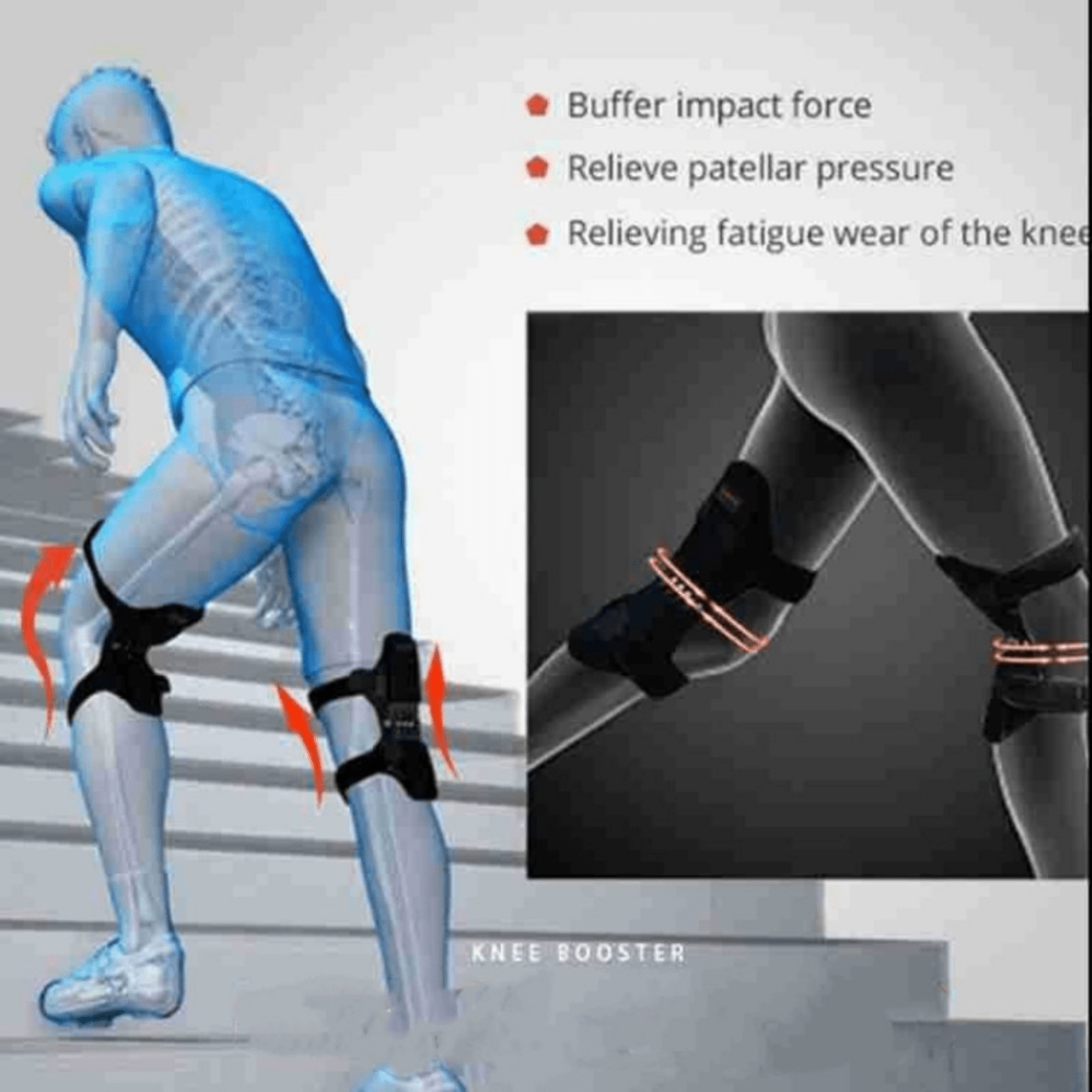 Knee Booster Brace for Joint Support