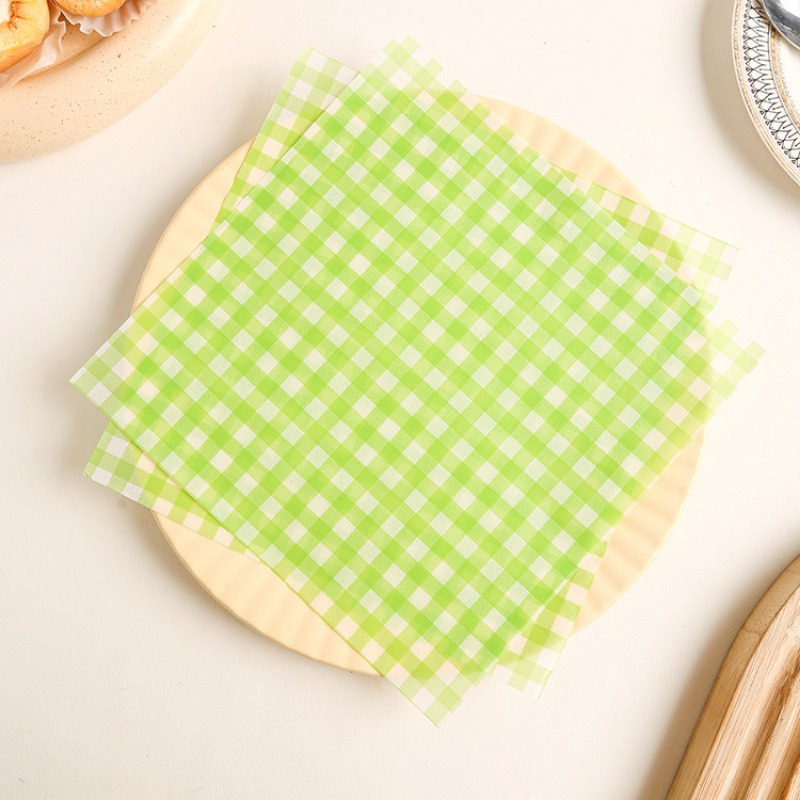 Original Color Non-stick Parchment Paper Oil Paper Kitchen Essential  Kitchen Paper Checkerboard Paper Hamburger Meatloaf Paper - Temu