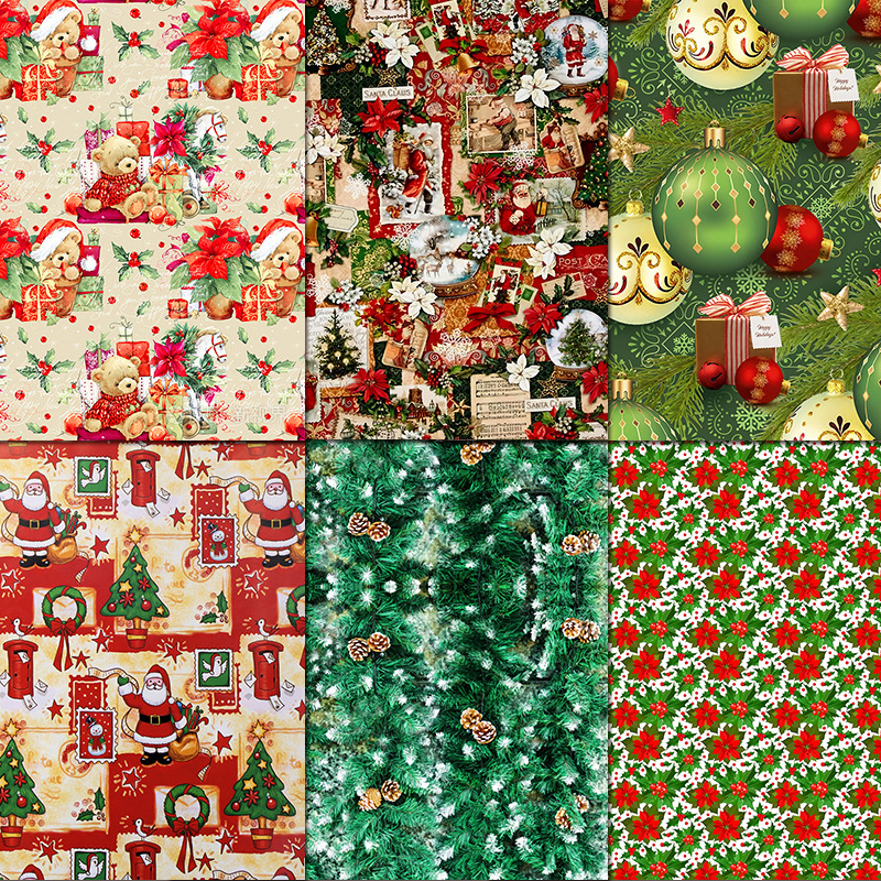 christmas vintage wrapping paper santa  Vintage christmas wrapping paper, Vintage  wrapping paper, Vintage christmas