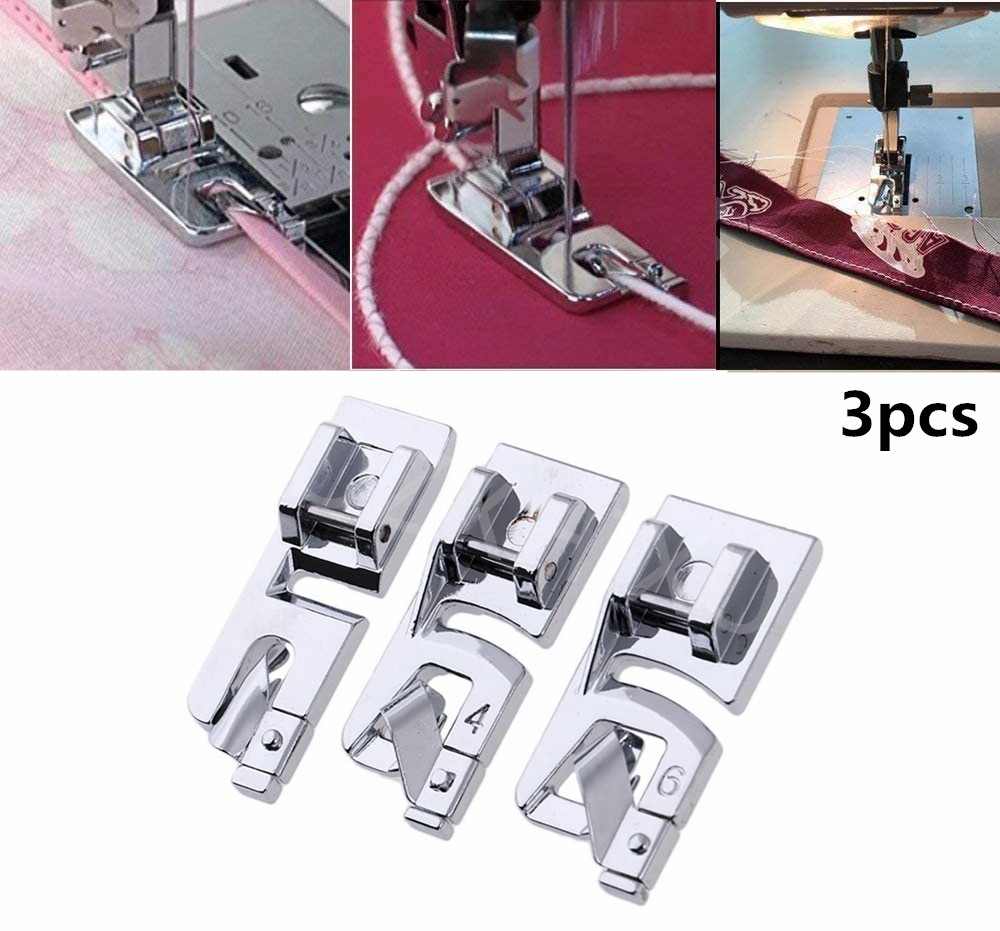 Sewing Accessories Narrow Rolled Hem Sewing Machine Presser - Temu