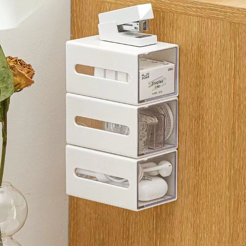 Storage Drawers-Compartment Organizer Desktop or Wall Mount