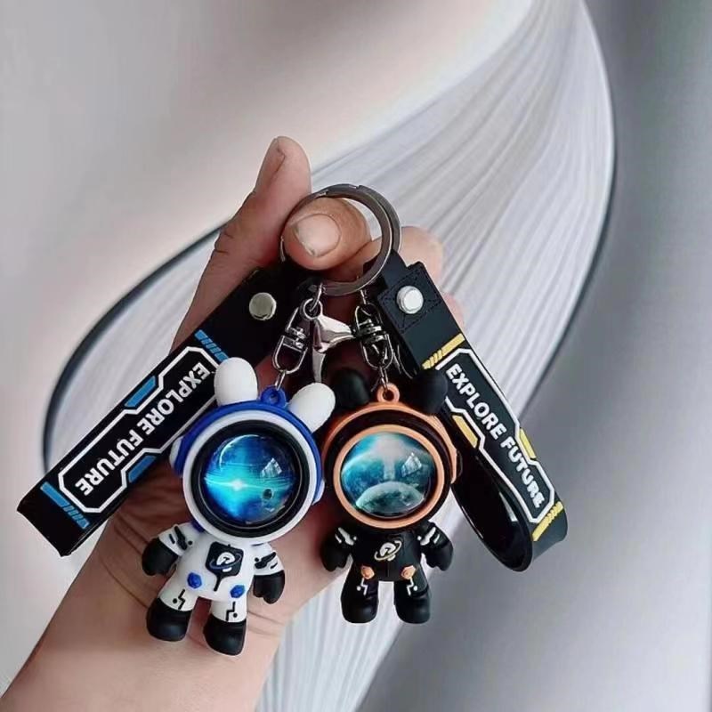 Trendy Cool Hiking Starry Sky Rabbit Doll Fashion Car Keychain Bag Pendant  - Temu