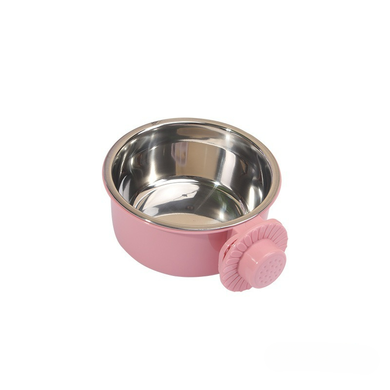 Elevated Dog Food Bowl Water Bowl For Cage Stainless Steel - Temu