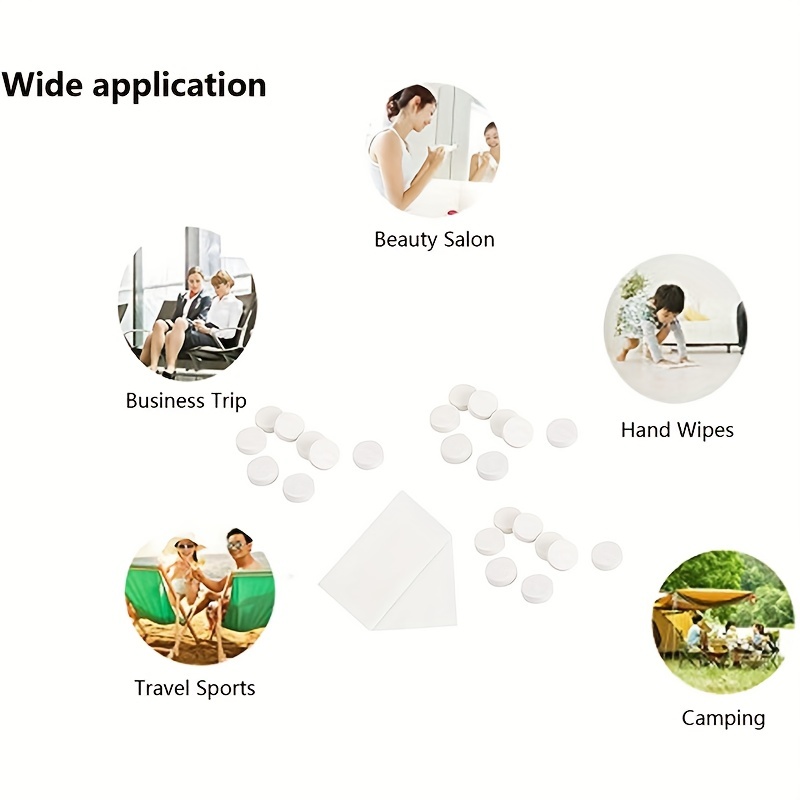 10/20pcs Portable Disposable Mini Compressed Towels for Travel Camping Hiking