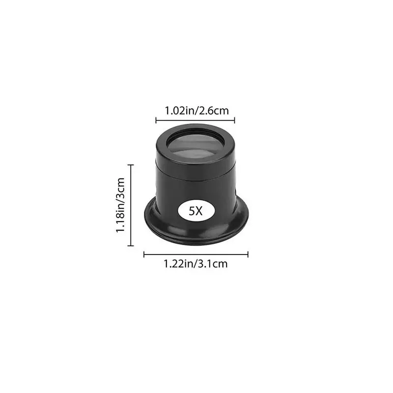 5x/10x/15x Loupe Magnifier Set Portable Magnifying Glass - Temu