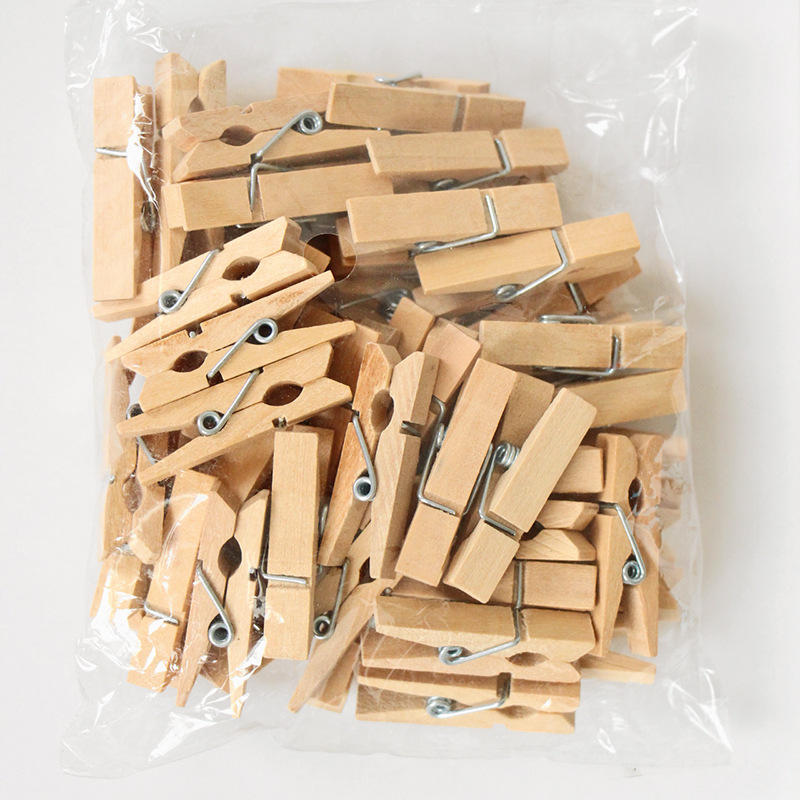 Very Small Mine Size Mini Natural Wooden Clips For Photo Clips Clothespin  Craft Decoration Clips Pegs - Temu Belgium