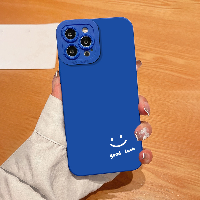 Good Luck Smiley Cute Phone Case For iPhone 11 13 12 Pro Max XS XR X
