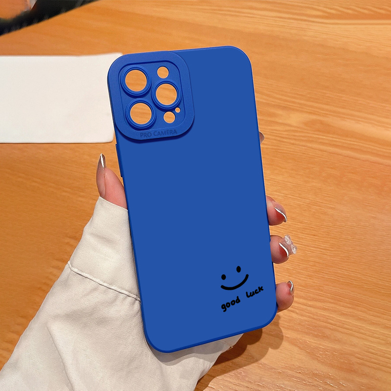 Good Luck Smiley Cute Phone Case For iPhone 11 13 12 Pro Max XS XR X