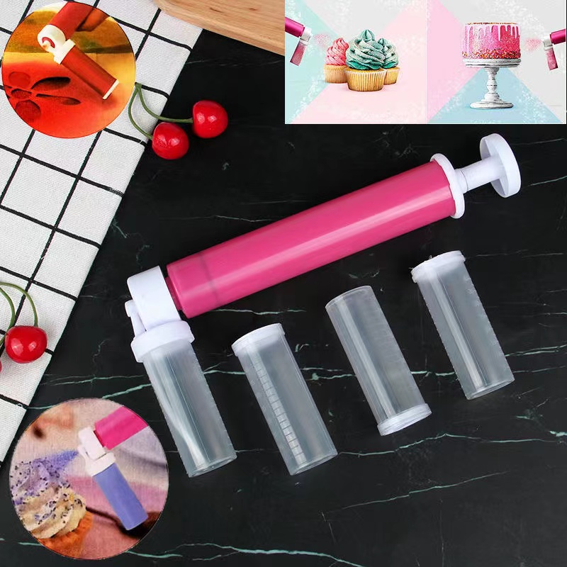 Baking Cake Accessories Cake Manual Airbrush Spray Gun Cakes Coloring Tool  Cupcakes Desserts Pastry Coloring Decoration Tools