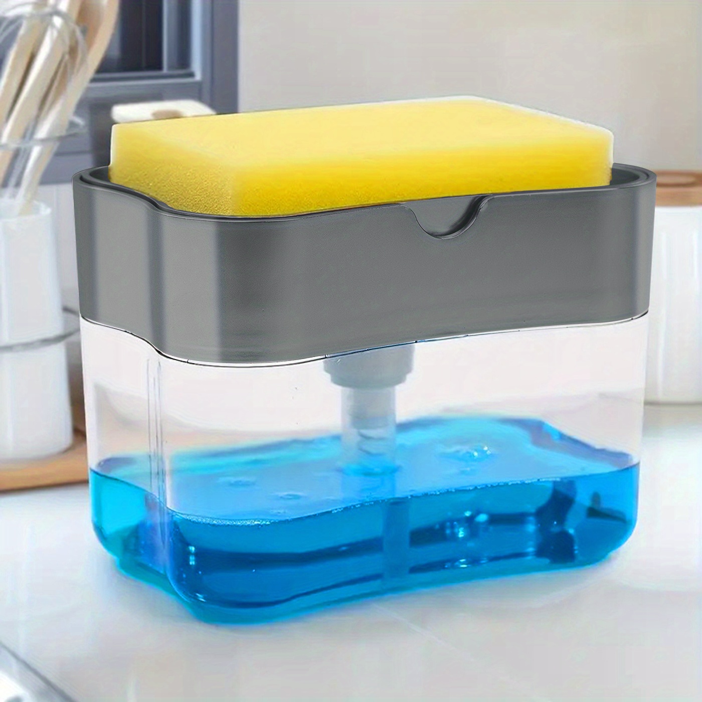 Effortlessly Clean Your Kitchen With This Dish Soap Press - Temu