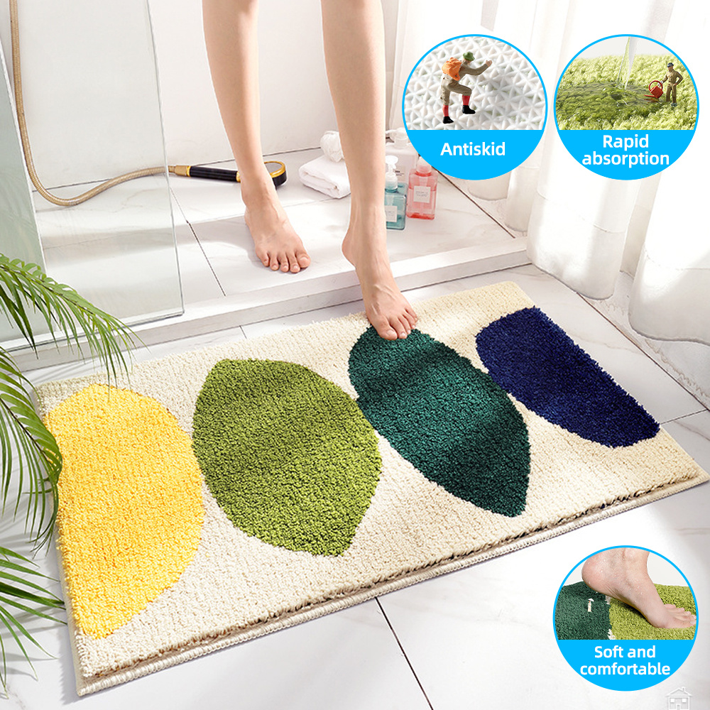 Leaf Pattern Non-slip Floor Mat, Soft Comfortable Bath Rug, Funny Entryway Bath  Mat, Absorbent Carpet For Home Living Room Bathroom, Home Decor - Temu  Australia