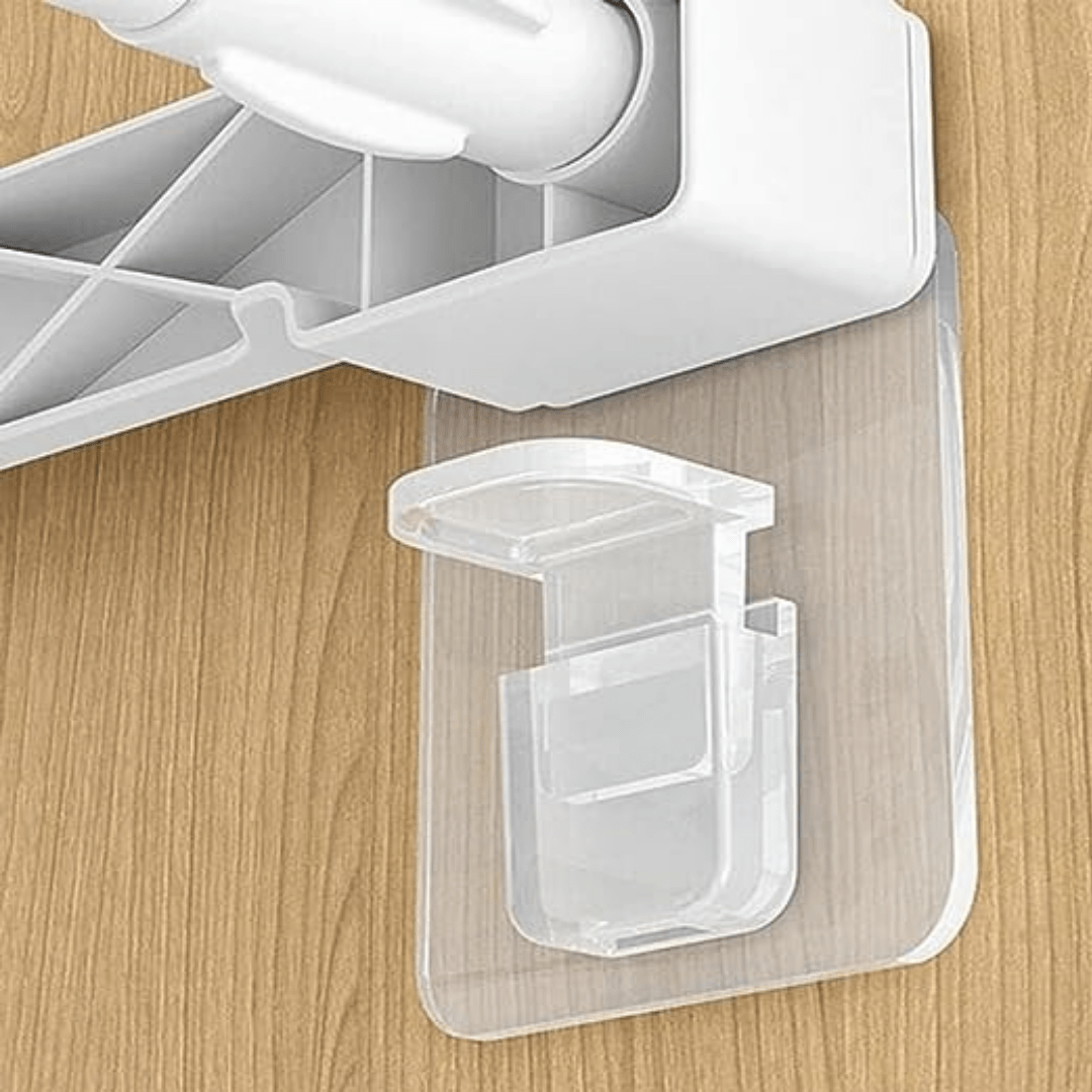 Adhesive Shelf Clip, Cabinet Shelf Bracket, Punch Free Shelf Support Peg,  Shelf Board Bracket Holder, For Closet Wardrobe Cabinet Layered Partition  Holder - Temu