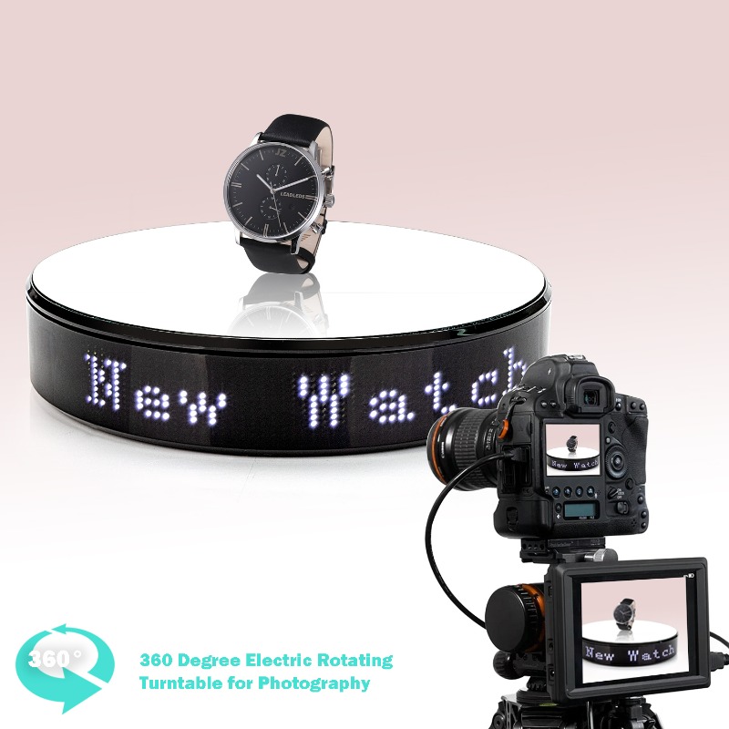 Free Sample Glowing Rotating Turntable Suitable for USB Plug-in or Charging  Display Products 20cm Rotating Display Stand - China Rotating Display Stand  and Rotating Display price
