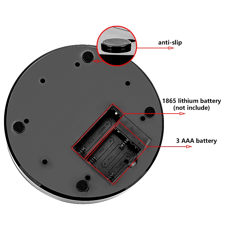 20CM Smart Electric Rotating Stand APP Intelligent Control Turntable  Noiseless Mirror Shooting Swivel Base LED Screen Display