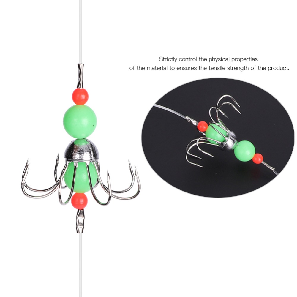 Luminous Squid String Hook For Night Fishing 8 Claws Octopus - Temu Canada