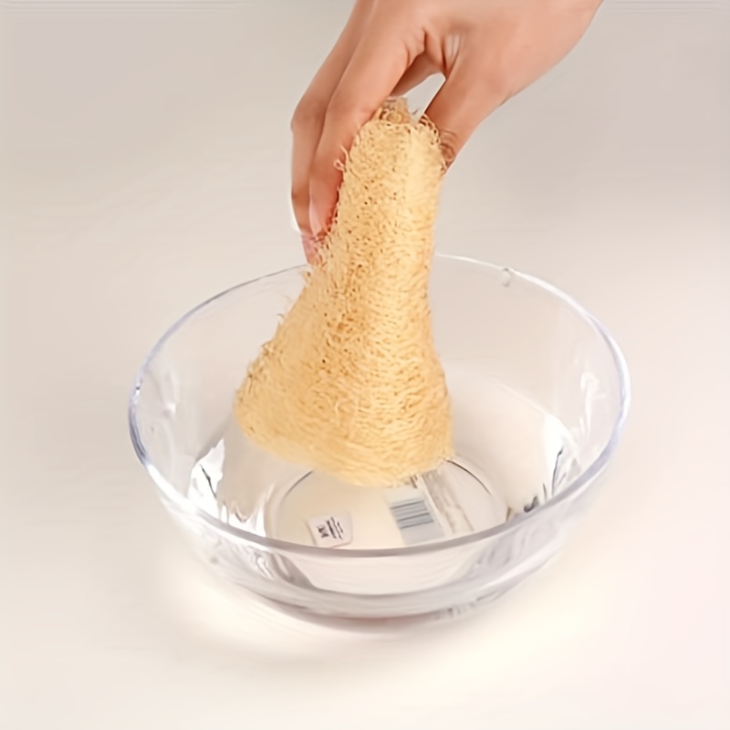 1pc Exfoliating Body Scrubber Loofah Sponge, Suitable For Bathing, Showering, Spa Facial Cleansing,  Handheld Luffa Pad Sponges Exfoliator Pad For Women And Men