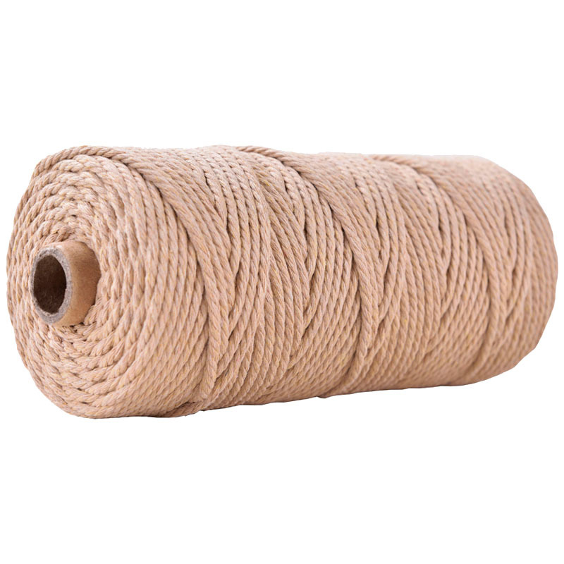Cuerda de Cuerda Cuerda Manualidades Fabricación de Bricolaje Colgante a  Pared 100m x 3mm perfecl Cordones de algodón