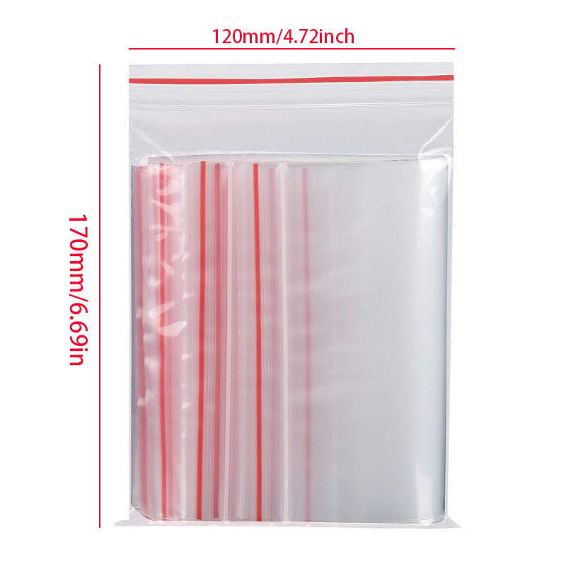 Zip Lock Plastic Bags Reclosable Transparent Bag Vacuum - Temu