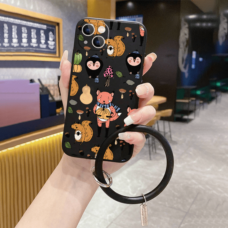 Graphic Pattern Phone Case Lanyard Iphone 14 13 12 11 Temu